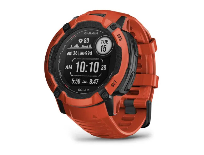 Seikluskell Garmin Instinct 2X Solar, Flame Red Flame Red