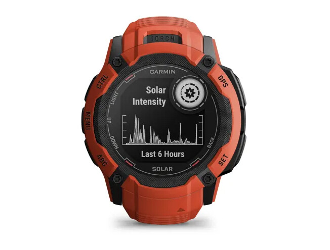 Seikluskell Garmin Instinct 2X Solar, Flame Red Flame Red