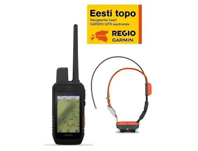 Koera GPS Garmin Alpha 300i +T20 rihm ja Regio Topo kaart