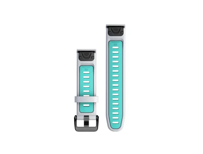 QUICKFIT 20 kellarihmad (20mm) Silikoon - Whitestone/Aqua