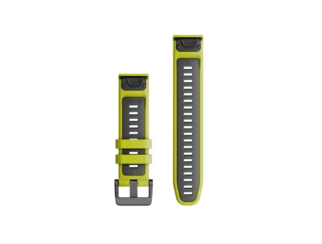 QUICKFIT 22 kellarihmad (22mm) Silikoon - Electric Lime/Graphite