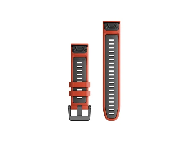 QUICKFIT 22 kellarihmad (22mm) Silikoon - Flame Red/Graphite