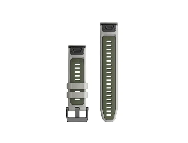 QUICKFIT 22 kellarihmad (22mm) Silikoon - Fog Gray/Moss