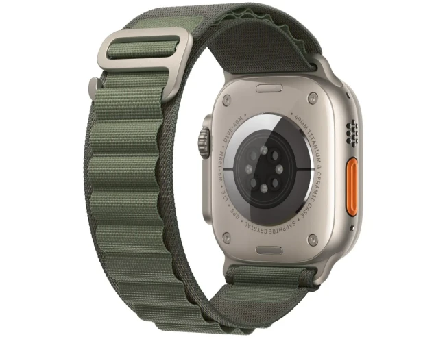 Alpine tekstiil kellarihm Apple watch Army Green 42/44/45/49mm