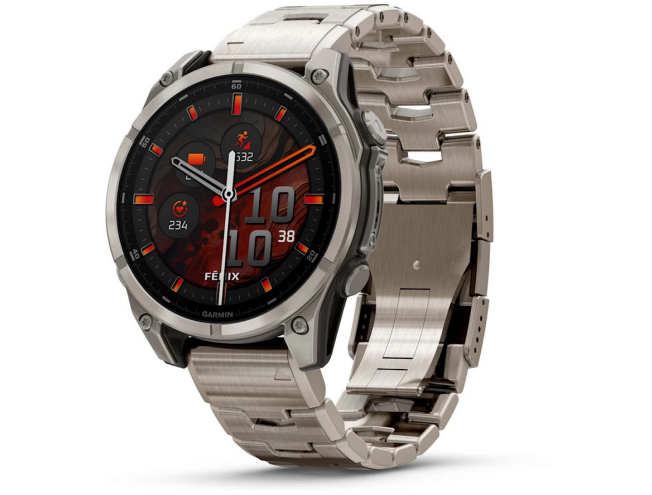Spordikell Garmin fenix 8 47mm AMOLED Sapphire Titanium with Titanium Band AMOLED Sapphire Titanium with Titanium Band
