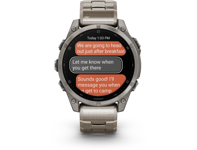 Spordikell Garmin fenix 8 47mm AMOLED Sapphire Titanium with Titanium Band AMOLED Sapphire Titanium with Titanium Band