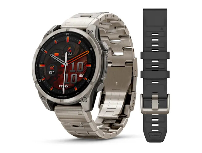 Spordikell Garmin fenix 8 47mm AMOLED Sapphire Titanium with Titanium Band AMOLED Sapphire Titanium with Titanium Band