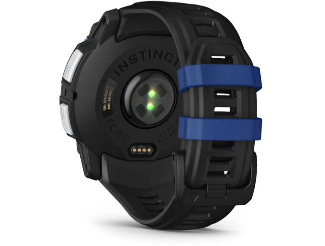 Seikluskell Garmin Instinct 3 50mm Solar Whitestone - Black/Bolt Blue