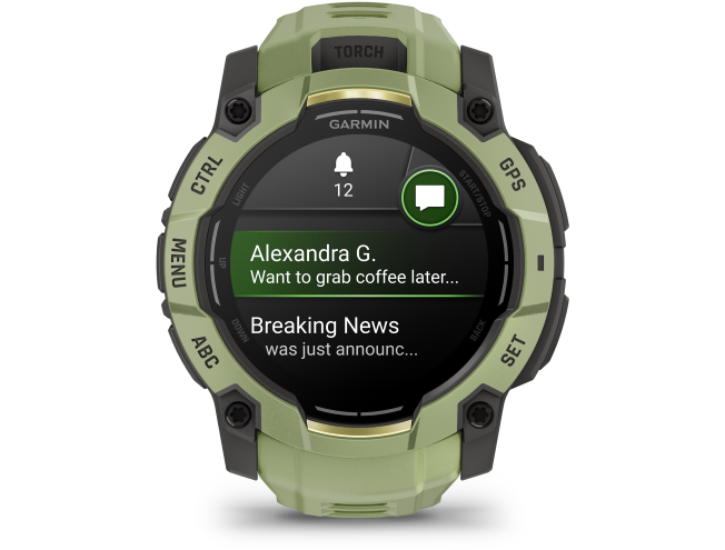 Seikluskell Garmin Instinct 3 50mm AMOLED Fern Green with Fern Green Band