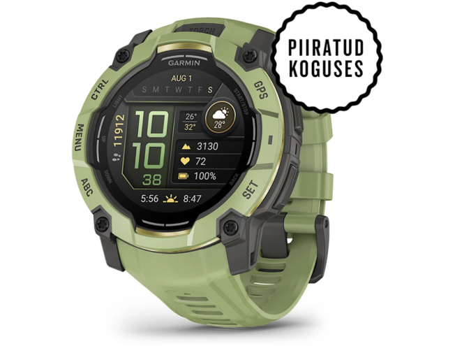 Seikluskell Garmin Instinct 3 50mm AMOLED Fern Green with Fern Green Band