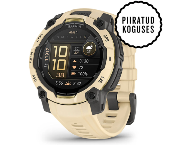 Seikluskell Garmin Instinct 3 45mm AMOLED Citrine with Citrine Band