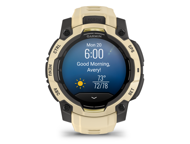 Seikluskell Garmin Instinct 3 45mm AMOLED Citrine with Citrine Band