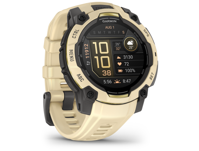 Seikluskell Garmin Instinct 3 45mm AMOLED Citrine with Citrine Band