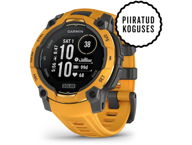 Seikluskell Garmin Instinct 3 45mm Solar Sunburst
