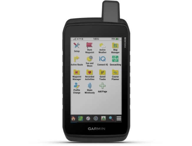 K&auml;si GPS Garmin Montana 700 seeria Montana 710