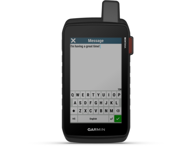 K&auml;si GPS Garmin Montana 700 seeria Montana 710i (inReach)