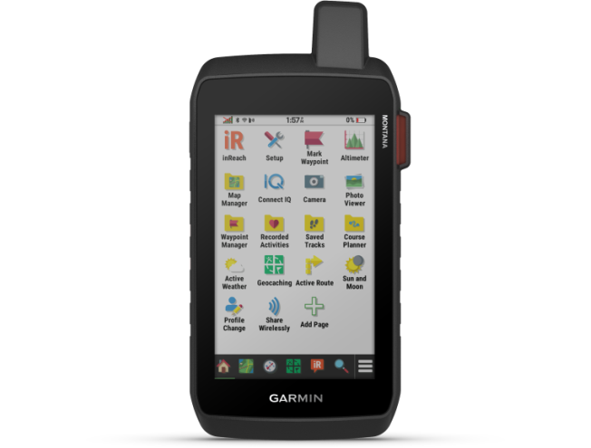 K&auml;si GPS Garmin Montana 700 seeria Montana 760i (inReach)