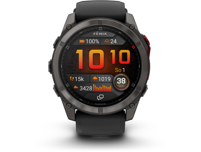 Spordikell Garmin fenix 8 PRO 51mm MicroLED Sapphire Carbon grey DLC