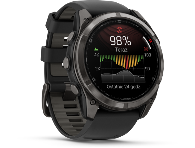 Spordikell Garmin fenix 8 PRO 51mm MicroLED Sapphire Carbon grey DLC
