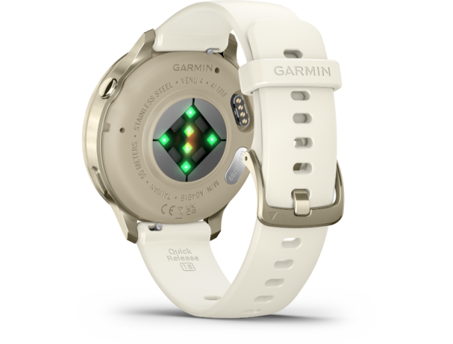 Nutikell Garmin VENU 4 - 41mm Lunar Gold/Bone