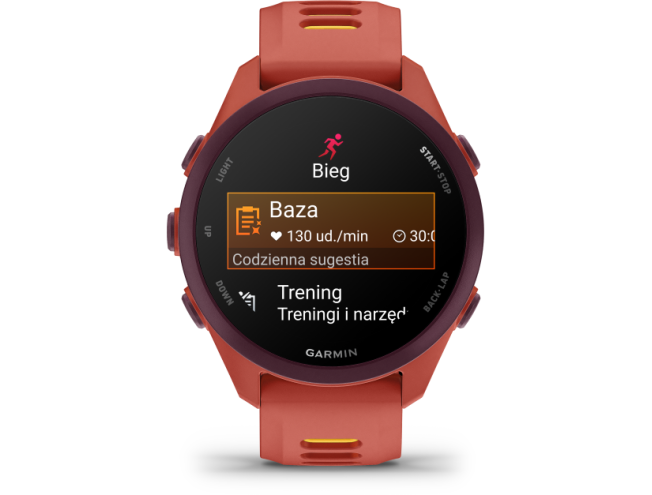 Spordikell Garmin Forerunner 170 Music - Red Pink