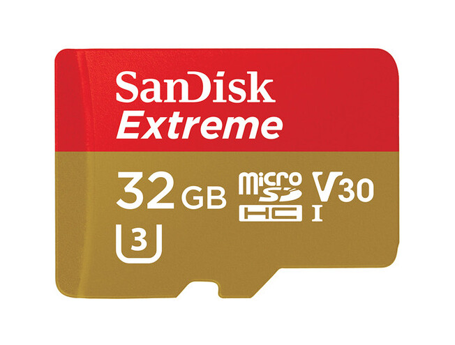 SanDisk microSDHC 32GB Extreme U3 C10 V30 U3 C10 V30