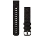 Quick Release preemium kellarihmad (20mm) Nailon - must/hall 125-190 mm