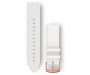 Kellarihm Quick Release White Italian Leather (A) Itaalia nahk - valge 125-190 mm