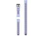 QUICKFIT 22 kellarihmad (22mm) Silikoon - Blueberry (3-osaline)