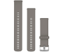Quick Release kellarihmad (22mm) Silikoon - Silver Gray