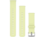 Quick Release kellarihmad (22mm) Silikoon - Citron