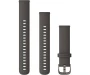 Quick Release kellarihmad (18mm) Silikoon - grafiit/hall 110-195 mm