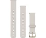 Quick Release kellarihmad (18mm) Silikoon - Ivory/soft gold