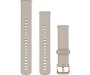 Quick Release kellarihmad (18mm) Silikoon - French Gray/soft gold