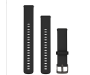 Quick Release kellarihmad (18mm) Silikoon - Black/Slate