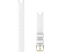 Kellarihmad Lily (14mm) Nahk - White Italian Leather with Cream Gold Hardware (Standard)