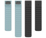 Kiirkinnitusega kellarihmad 22mm Magnetiga silikoon - must / helesinine