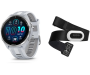 Spordikell Garmin Forerunner 965 White + HRM-Pro Plus pulsivöö