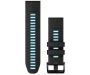 QUICKFIT 26 kellarihmad (26mm) Silikoon - Black/Cirrus Blue