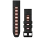 QUICKFIT 26 kellarihmad (26mm) Silikoon - Black/Flame Red
