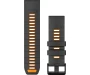 QUICKFIT 26 kellarihmad (26mm) Silikoon - Graphite/Spark Orange