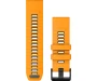QUICKFIT 26 kellarihmad (26mm) Silikoon - Spark Orange/Graphite
