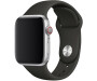 Silikoonist kellarihm Apple watch 42/44/45mm M/L, Must 42/44/45mm M/L - must