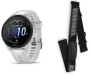 Spordikell Garmin Forerunner 165 Music Mist Grey/Whitestone + HRM-Dual pulsivöö