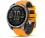 Spordikell Garmin fenix 8 47mm AMOLED Sapphire Titanium with Orange Band